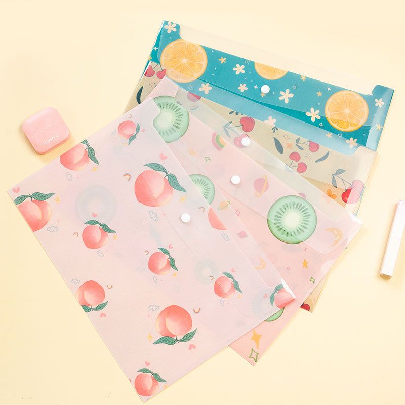 Bìa sơ mi đựng tài liệu A4 fruit trái cây cute
