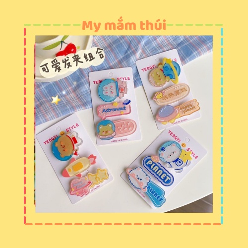 🥥Set 3 kẹp dễ thương🥥