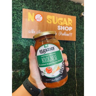 Sốt mì Ý hữu cơ Bolognese Ozganics không thêm đường