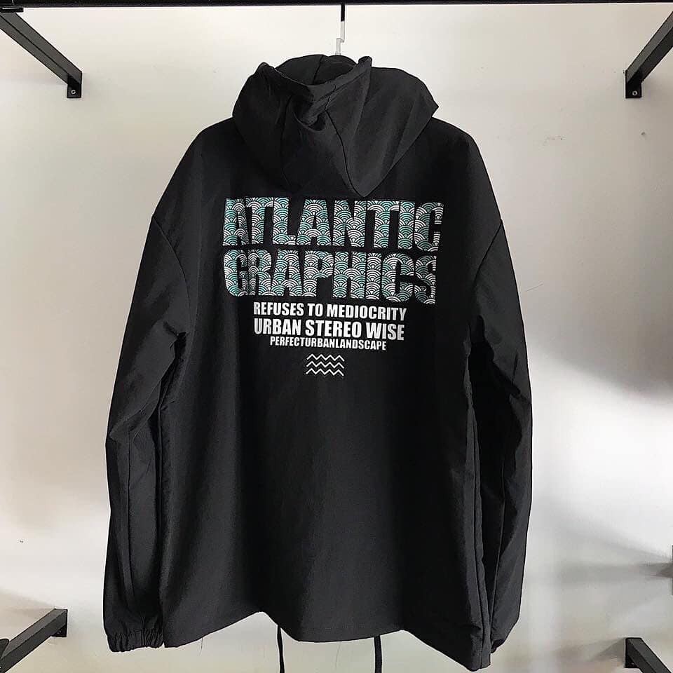 Áo khoác dù rap phong cách unisex - kèm ảnh thật(gin store)