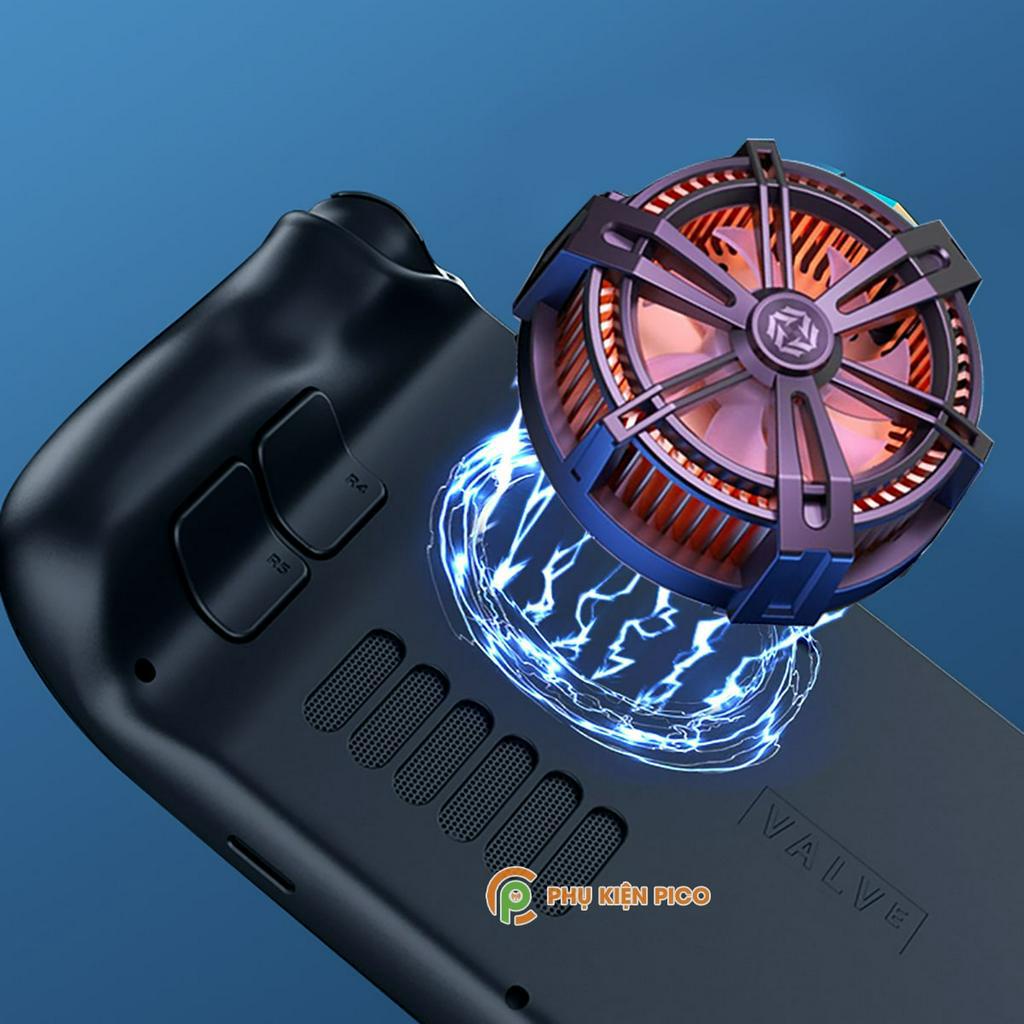 Quạt tản nhiệt Steam Deck Nintendo Switch sò lạnh từ tính X12 Pro Max V2 - Quạt tản nhiệt điện thoại