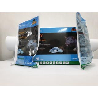 Thuốc diệt chuột storm  hiệu quả an toàn ( Gói 20 viên), thuốc diệt chuột tận gốc, bả bẫy chuột  hiệu quả cao.