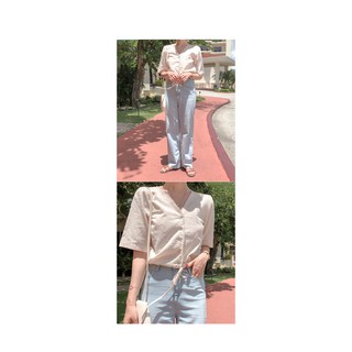 Áo croptop rút dây eo MA75