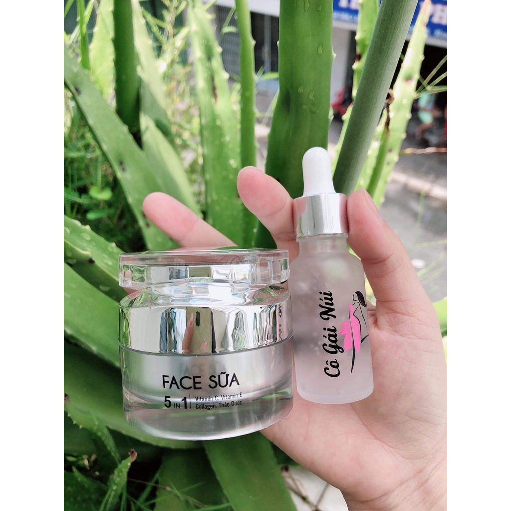 SERUM và kem FACE  SỮA CÔ GÁI NÚI
