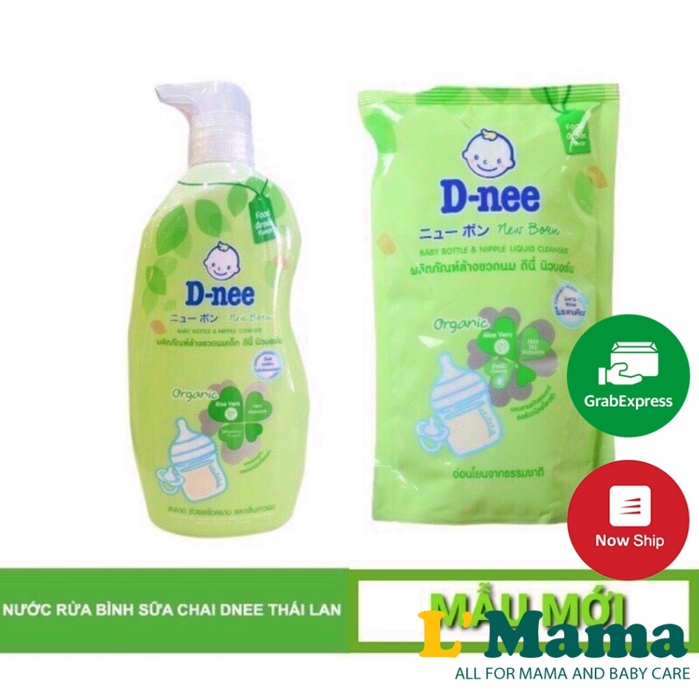 Nước Rửa Bình Sữa Và Rau Củ Hữu Cơ Dnee Organic Thái Lan 620ml