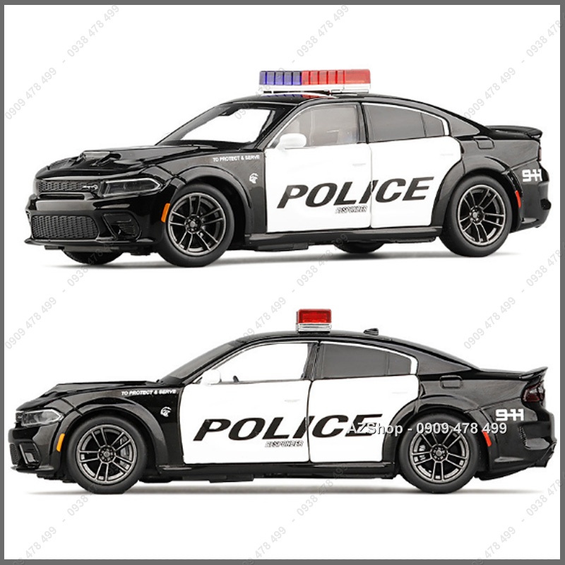 Xe Mô Hình Kim Loại Cảnh Sát Dodge SRT Police - Tỉ Lệ 1:32