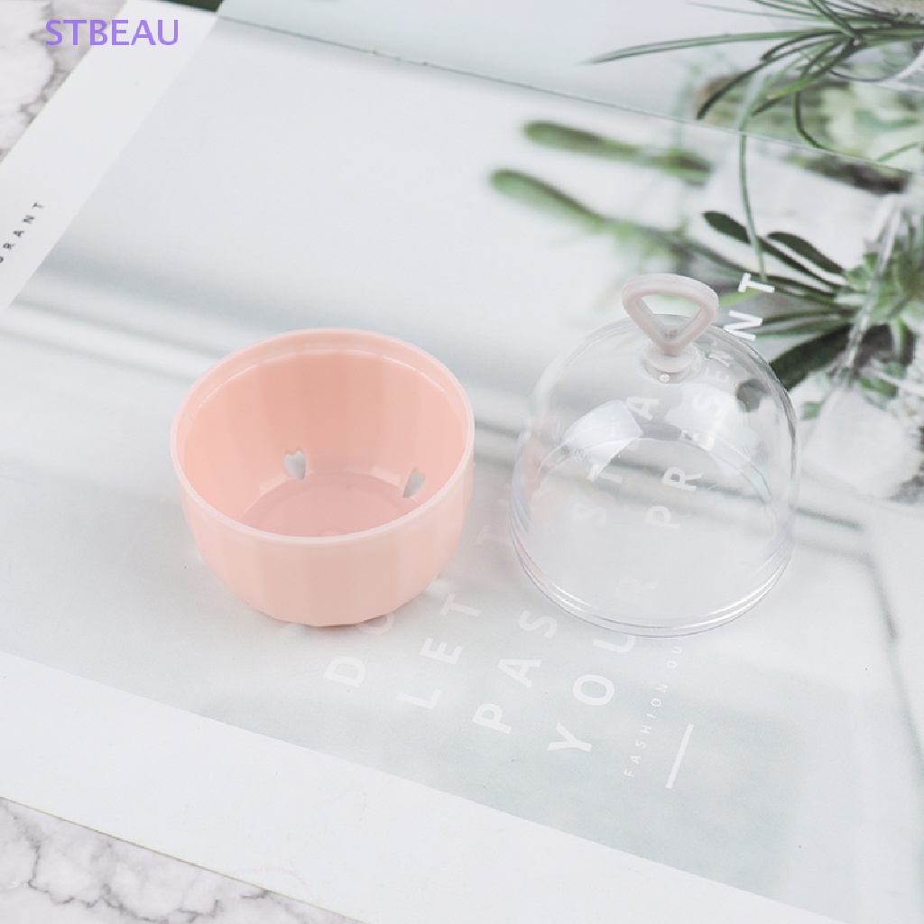 [Cxsteau] 1 Hộp Đựng Mút Trang Điểm Làm Đẹp Có Giá Đỡ Bông Mút Trang Điểm MME