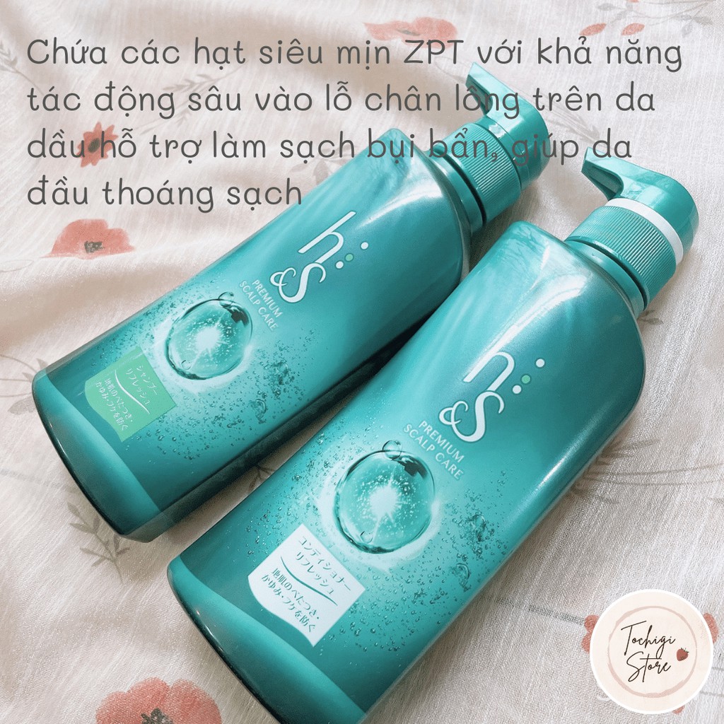 Dầu gội xả ngăn ngừa gàu HS Premium Scalp Care Nhật Bản ngăn ngừa gàu