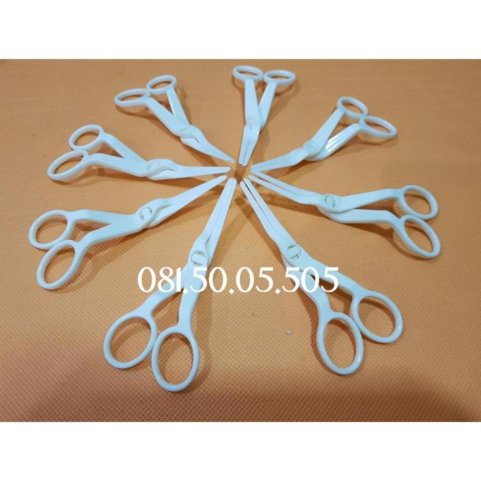 BÁN SỈ - Kéo gắp hoa nhựa - Kẹp gắp hoa trang trí bánh kem - Kép gắp hoa kem trang trí bánh kem F132