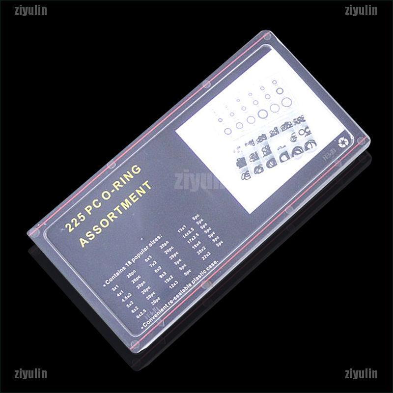 Set 225 Vòng Đệm Cao Su Hình Chữ O Cho Xe Hơi