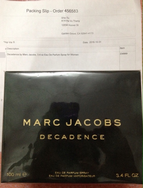 💥 Nước hoa nữ Marc Jacobs Decadence chính hãng