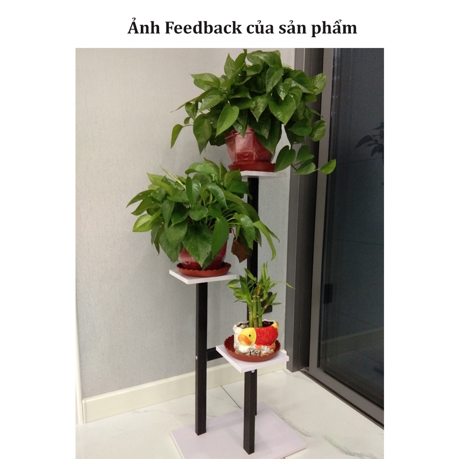 Giá để cây cảnh chậu hoa cây cảnh FUNA mã CH02 khung sắt kim loại chắc chắn khả năng chịu lực tốt không tróc sơn