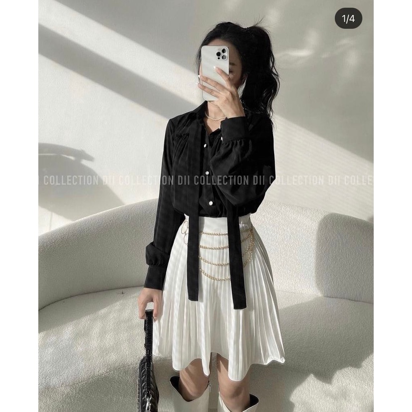 SƠ MI THIẾT KẾ BÈO TIỂU THƯ (LITA SHIRT)