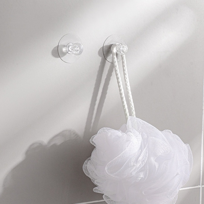 Set 2 Tay Nắm Cửa Trong Suốt Không Cần Khoan Tiện Dụng