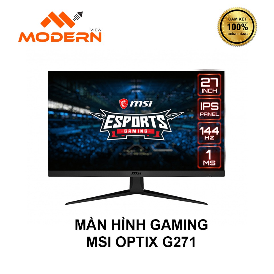 Màn hình Gaming MSI Optix G271 - IPS / FullHD / 144Hz / 1ms - HÀNG CHÍNH HÃNG