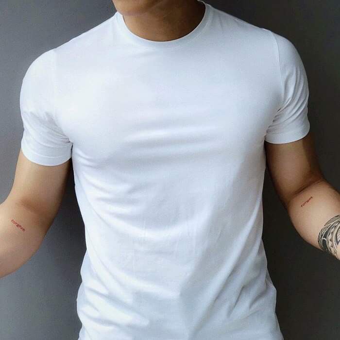 Áo thun nam trơn tay ngắn,cổ tròn dáng unisex tay ngắn Basic Tee phông trơn nam nữ