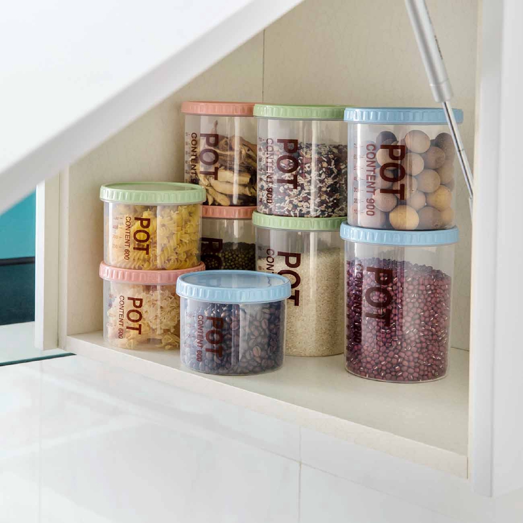 Hộp Đựng Thực Phẩm JUJIAJIA Có Thước Đo Lường Tiện Lợi