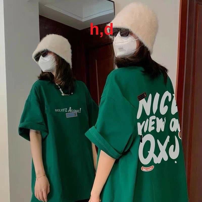 Áo phông tay lỡ nam nữ unisex form rộng NIVE VIEW ullzang vải cotton mịn giá rẻ mặc đơn đôi nhóm