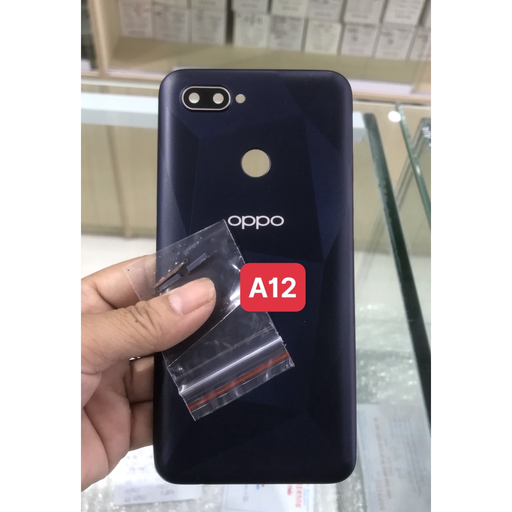 Nắp lưng OPPO A12 / Vỏ điện thoại OPPO A12 kèm nút bấm.kính camera