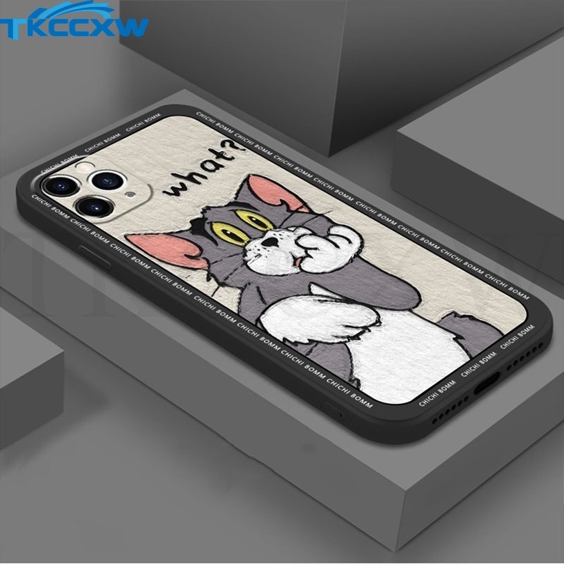 Ốp Điện Thoại Silicon Mềm Chống Sốc Họa Tiết Hoạt Hình Cho iPhone 11 Pro MAX XS MAX XR X SE 2020 SE2