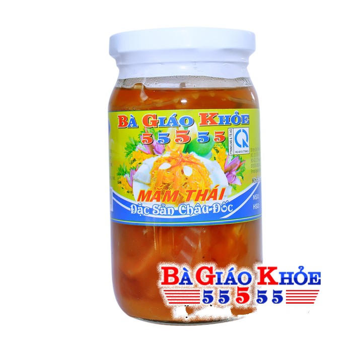 Mắm thái - Bà Giáo Khỏe 55555 -hủ 500gr