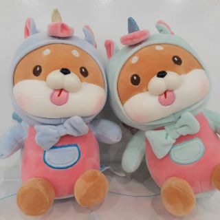 (25cm) Gấu bông chó shiba lêu xì, lè lưỡi