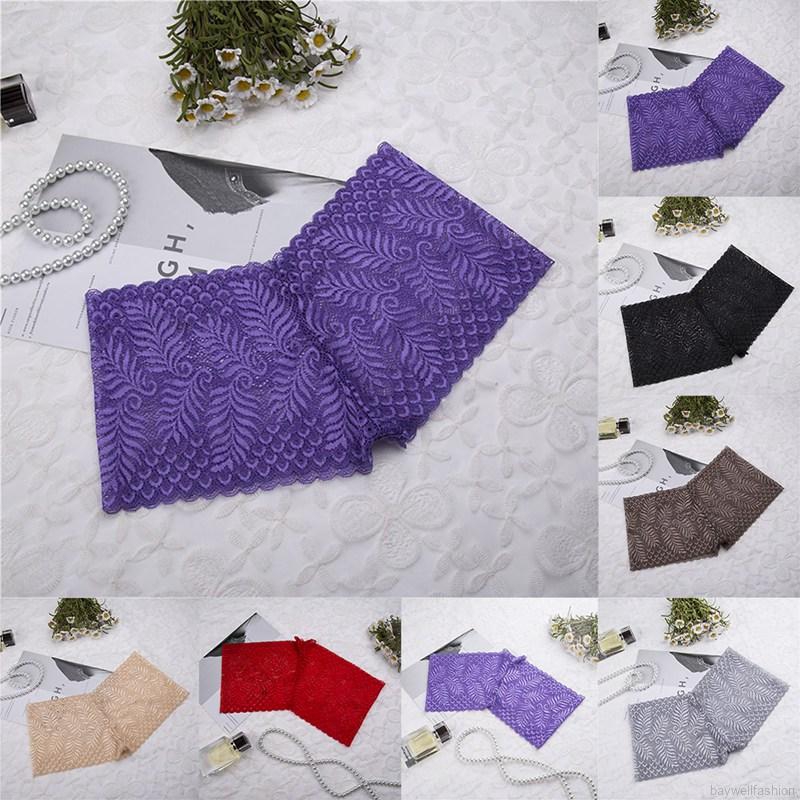 [Baywellfashion]Quần lót ren hoa lưng thấp thiết kế quyến rũ cho phái nữ