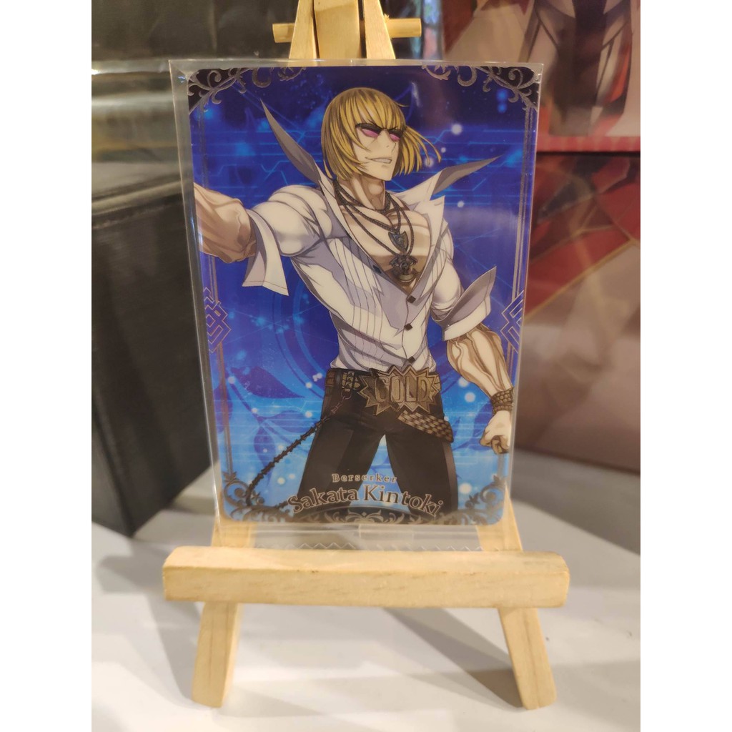 Thẻ bài bánh xốp Fate Grand Order FGO Sakata Kintoki N - Tặng bọc bài nhựa bảo quản