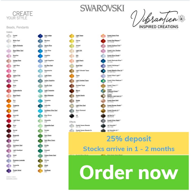 Gói pha lê Áo nón/cam/vuông