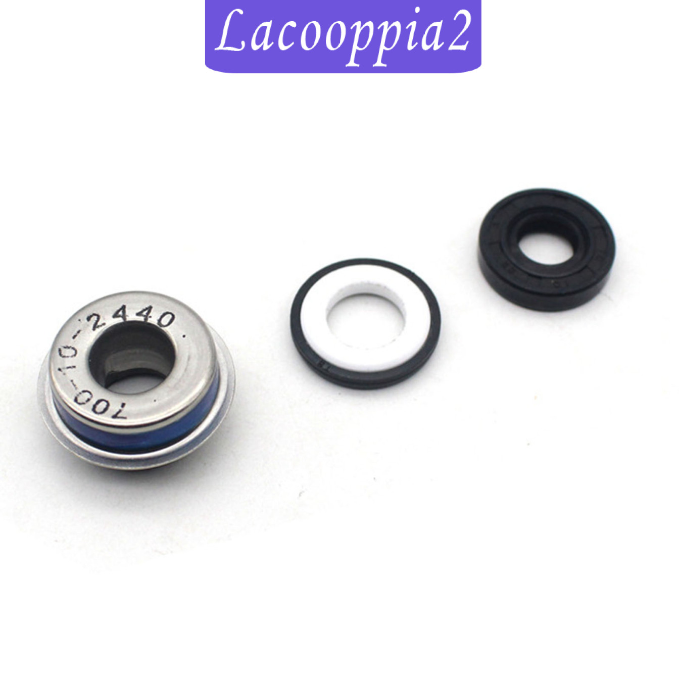 [LACOOPPIA2]3Pieces Water Pump Seal Set Replaces for Suzuki GSXR400 GK76A 1990-1995