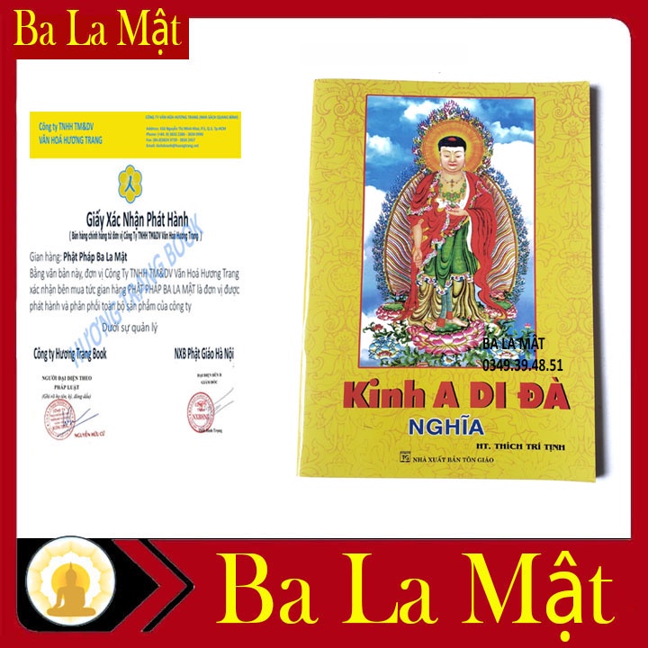 Sách - Kinh A DI ĐÀ giảng nghĩa