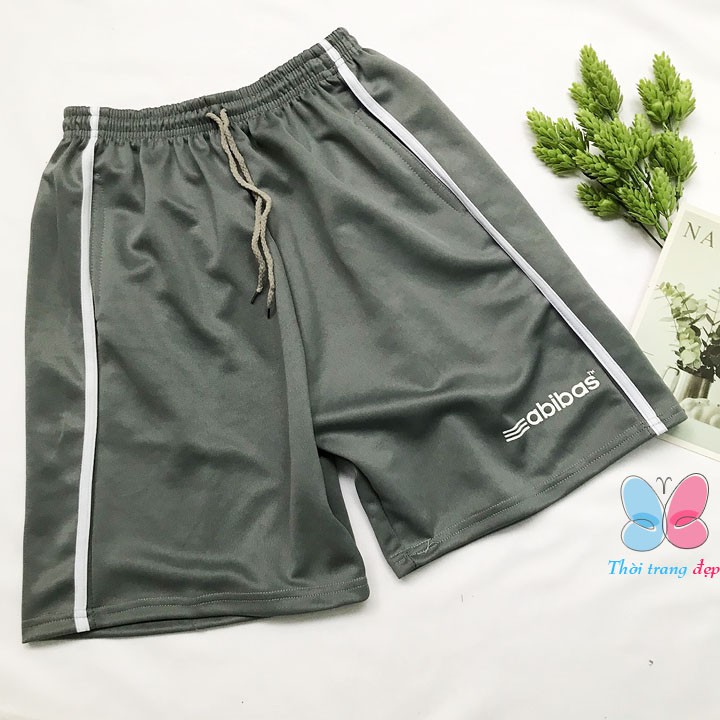 Quần đùi nam FREESIZE từ 60kg-70kg Quần short thun nam phối một sọc to - QN24 | BigBuy360 - bigbuy360.vn
