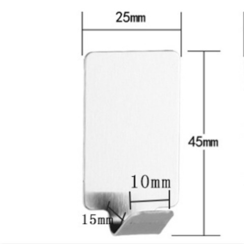 Móc treo đồ bằng thép không gỉ siêu dính 3m chống gỉ sét