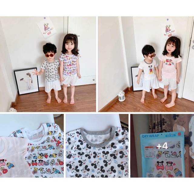 Set hai áo xuất Nhật cho bé