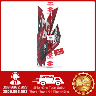 TEM SATRIA FI ĐỎ ĐEN BẠC 2018