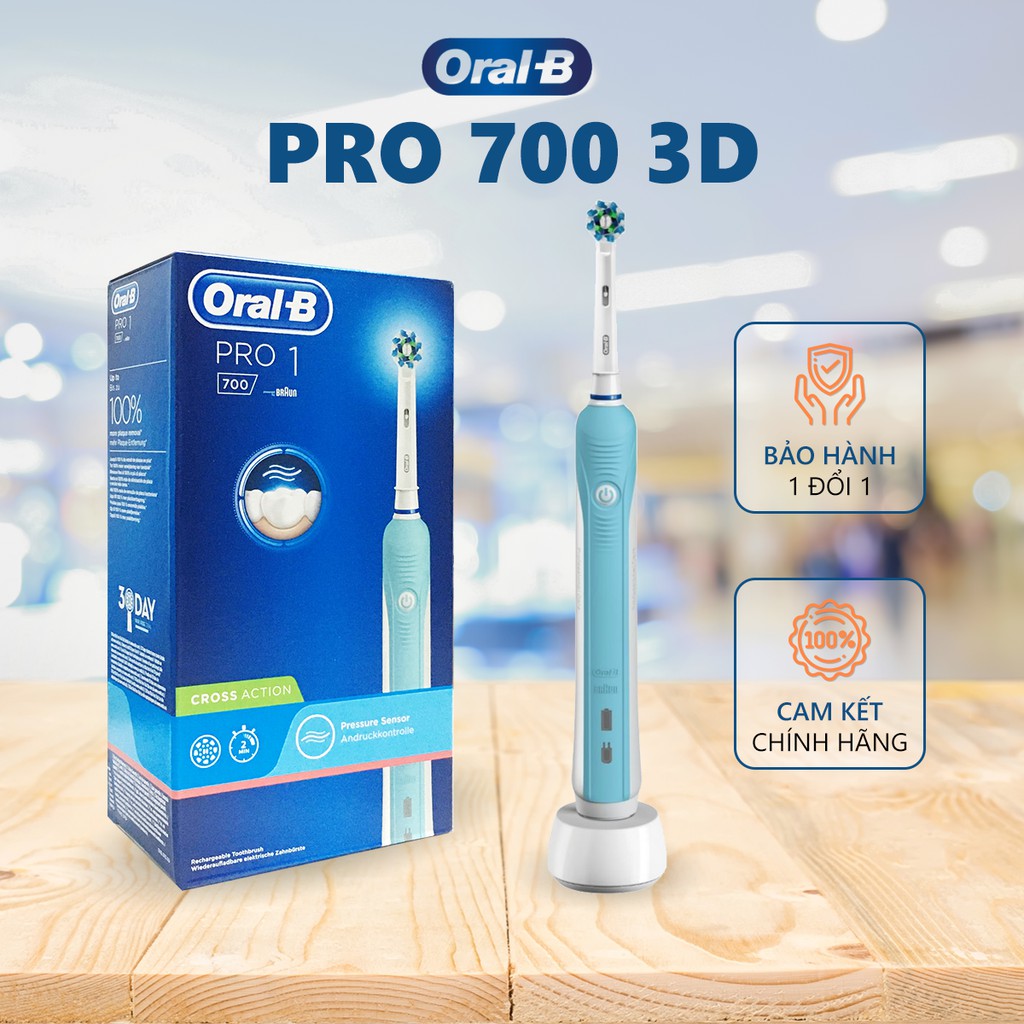 Bàn chải điện Oral-B Pro 700 3D