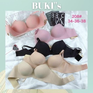 Áo lót nữ ❤️FREESHIP❤️ Áo ngực đệm mút dày hình trái tim kẻ dọc - Áo chip nâng ngực không gọng cao cấp