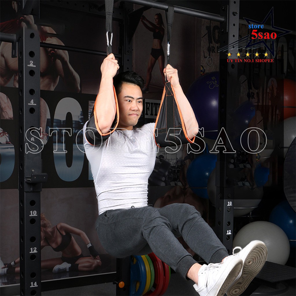 🎁 Dây Đeo Tập Bụng Dưới AB Traps ❤️ FREESHIP ❤️ Đai đỡ tay treo xà đá bụng dưới