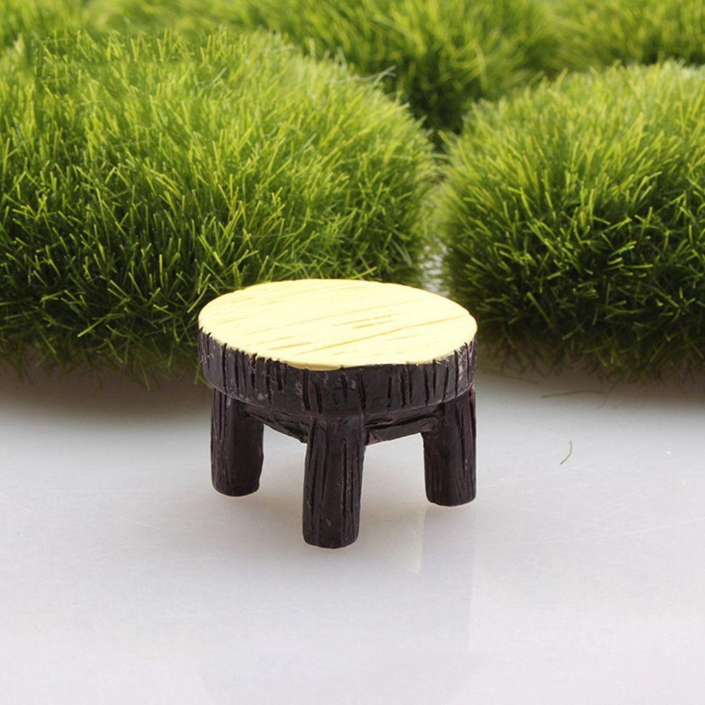 IVORY Đồ trang trí Bàn Ghế Mini Trang Trí Nhà Búp Bê