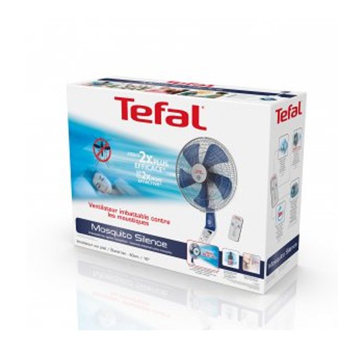 Quạt đứng 5 cánh Tefal VF6410 55W, có chức năng đuổi muỗi tặng kèm 01 hộp tinh dầu -Hàng chính hãng ( Bảo hành 24 tháng)