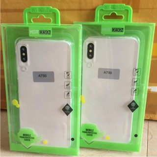 Ốp lưng dẻo KT Galaxy A7 2018/ A750 silicon Trong suốt ( Loại tốt )