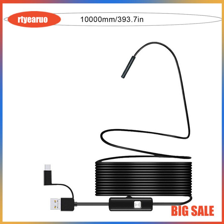 Camera Nội Soi Usb Mini 7.0mm Với 6 Đèn Led Chống Nước