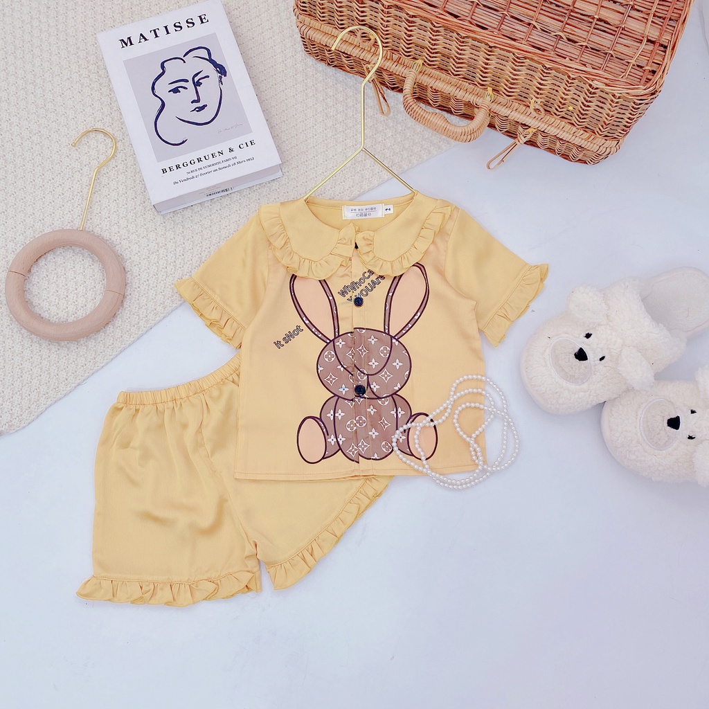 XẢ HÀNG LẺ SIZE 10-30KG Đồ pizama đùi mặc nhà cho bé gáI