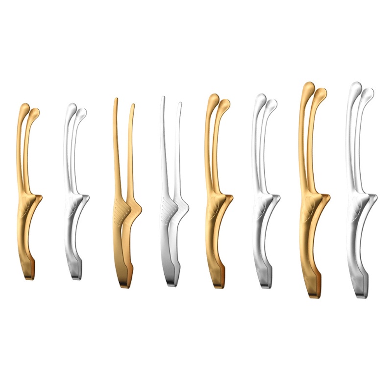 ✿ Kẹp Đầu Tròn Bằng Thép Không Gỉ Chuyên Dụng Cho Nướng Thịt Bbq