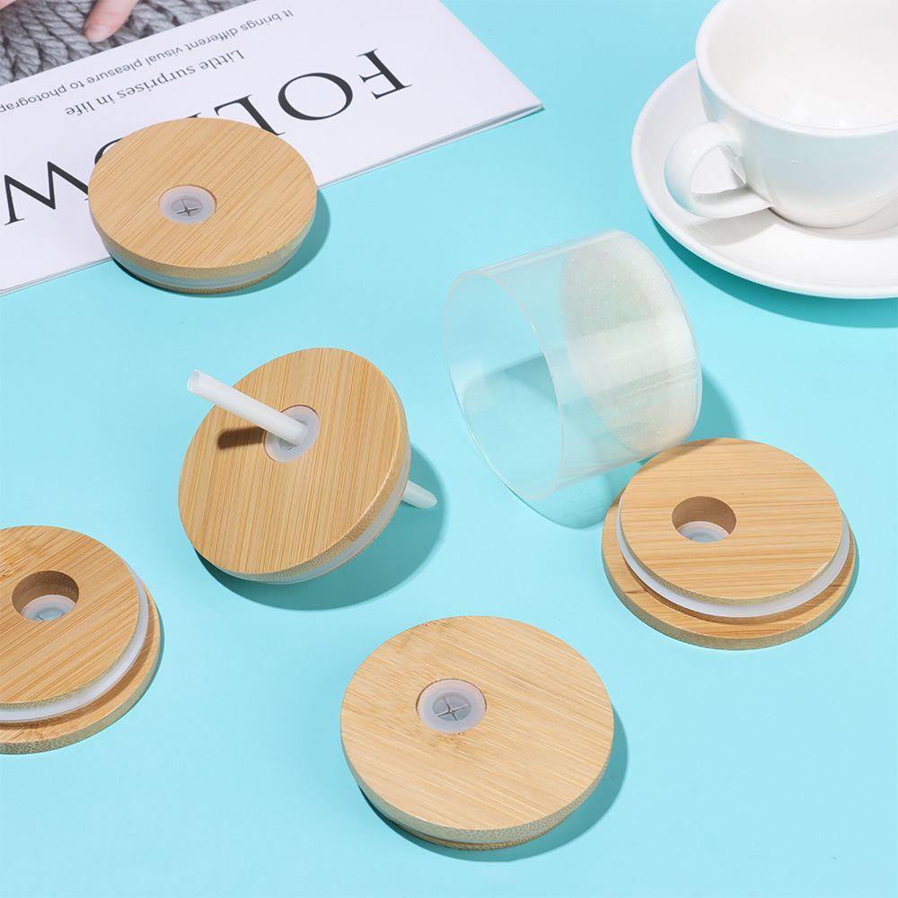 LANFY Nắp Đậy Lọ Bằng Gỗ Tre Thân Thiện Với Môi Trường