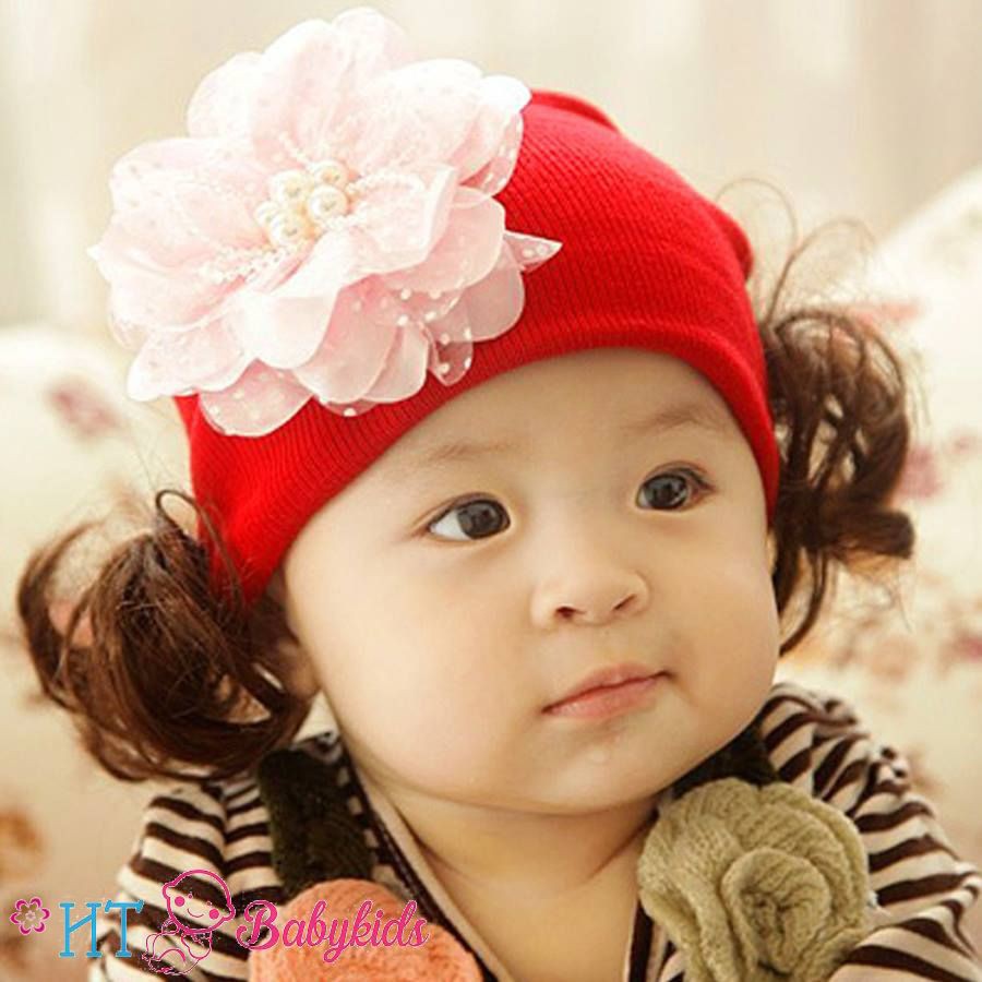 [ FLASH SALE ] [ SIÊU HOT ] - Nón Tóc Giả Cho Bé Kiểu Dáng Bông Siêu Dễ Thương [ CỦA HÀNG UY TÍN ]