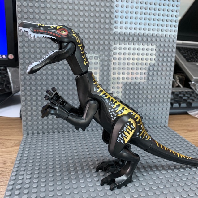 Lekhủng long - Mô hình siêu khủng long Baryonyx màu đen Jurassic World - Đồ chơi Lắp ghép dinosaur figures