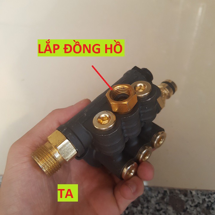 Đầu bơm máy rửa xe mini- Đầu máy bơm áp lực