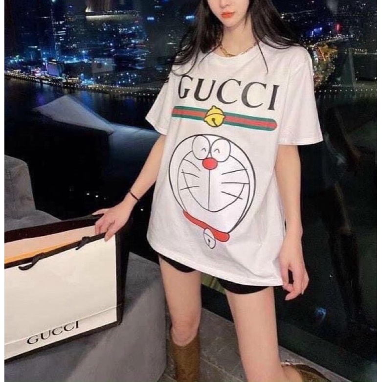 Áo Phông Nữ Gucci Phong Cách dấu quần