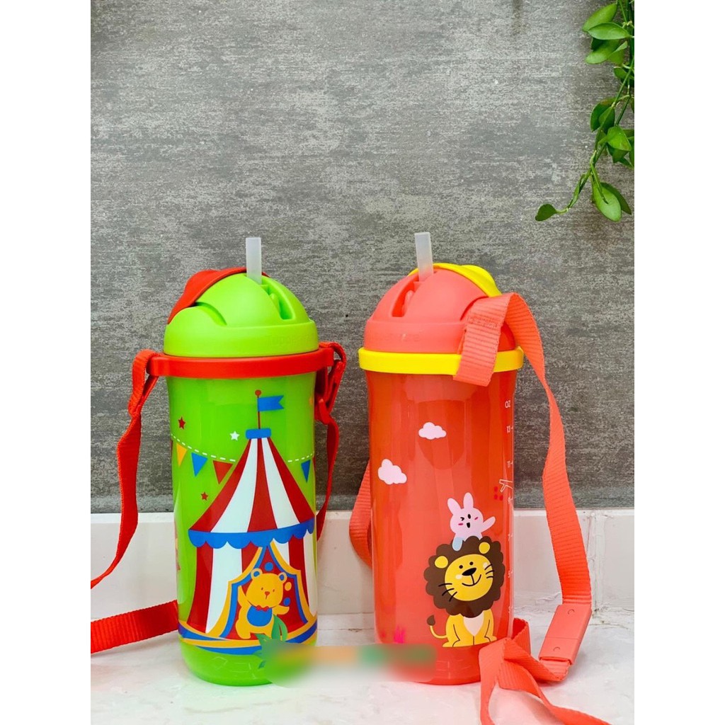 Bình nước có ống hút  Tupperware Kiddos Tumbler Circus 500ml